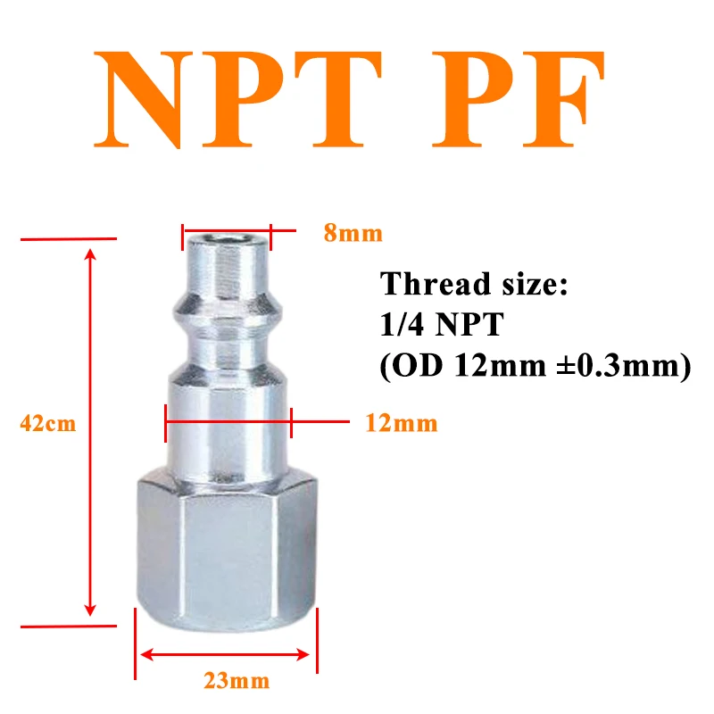 Pod Air Up Pesca Raccordo ARO 210 Per Tubo Aria 3/8", Push-On, Stile A - Adattatore Rapido In Ottone E Acciaio Raccordi Aria Compressa - Foto 9