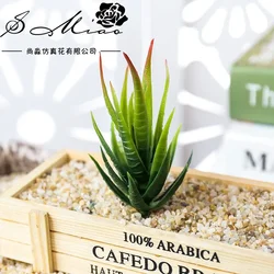 Artificial Succulent Plant for Home and Office Decor, 7x10cm - Greenery Arrangement Accessory (Green)