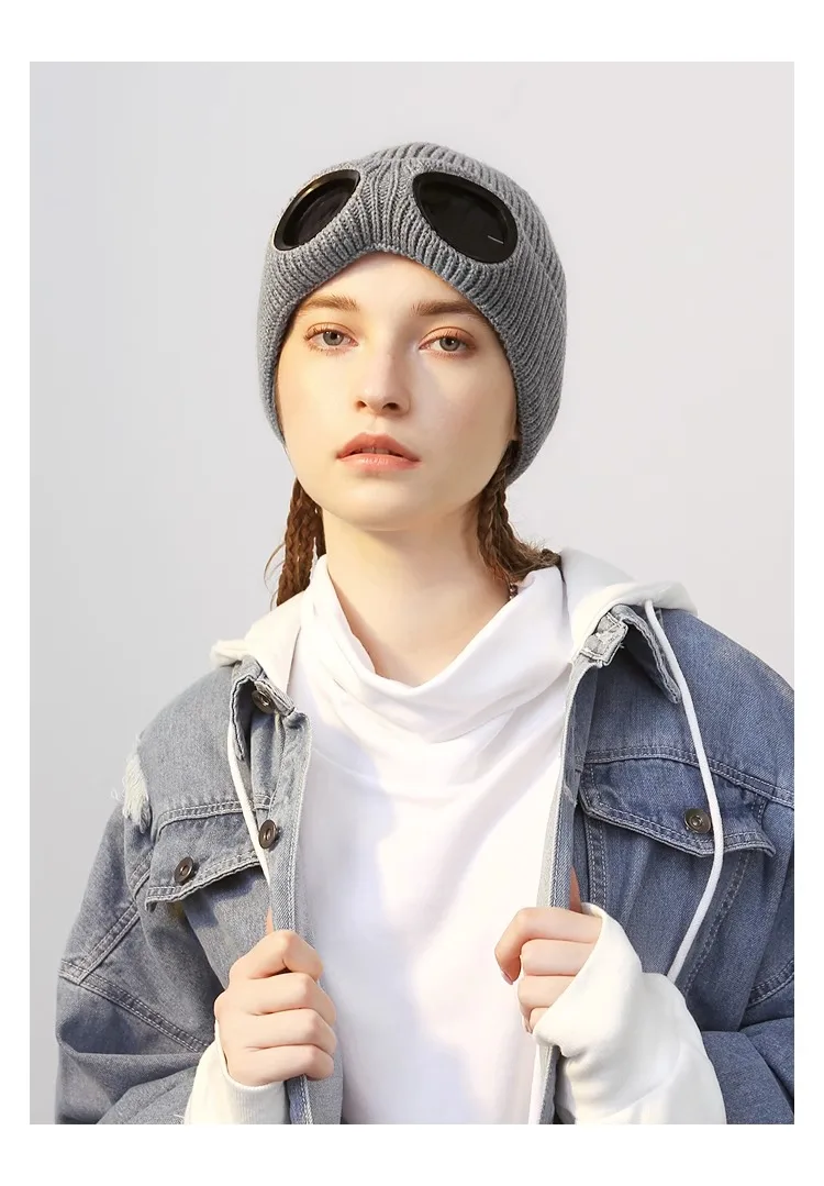 Lue med briller for menn og kvinner