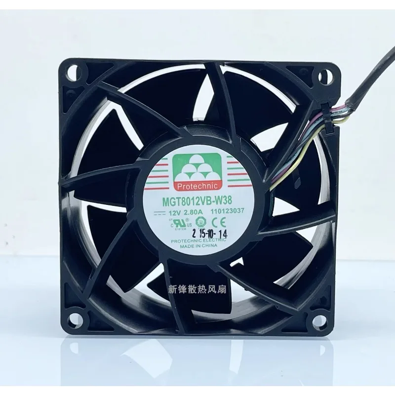 

Original CPU Fan for MGT8012VB-W38 12V 2.8A 8038 8CM High Speed Cooling Fan 80x80x38mm