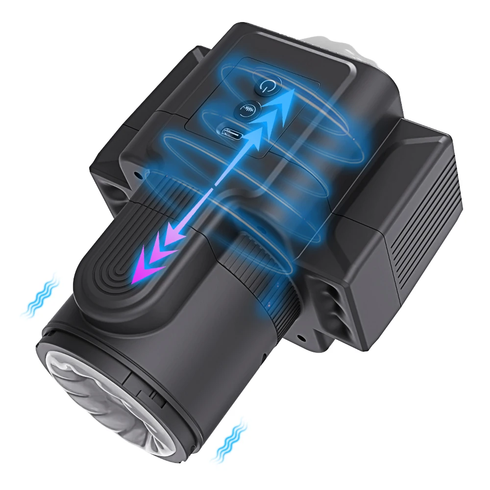 Automatischer Männlicher Masturbator Mit Vibration Und Rotation_voghion.com