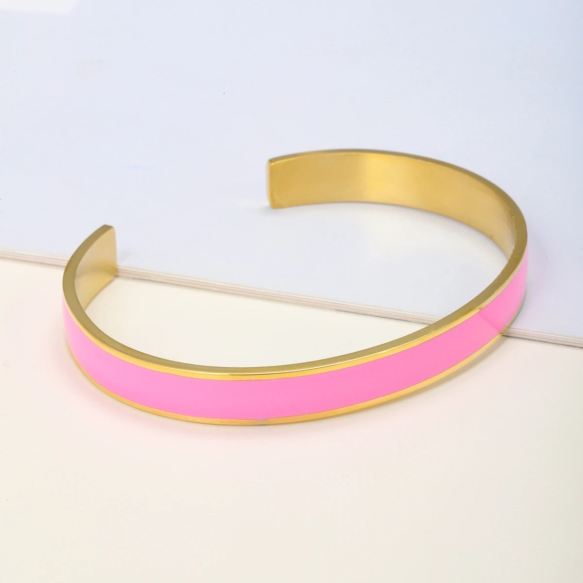 Flongo Bracciale Donna Regolabile Con Perline Luminose In Acciaio Inox | Gioiello Vintage Con Strass