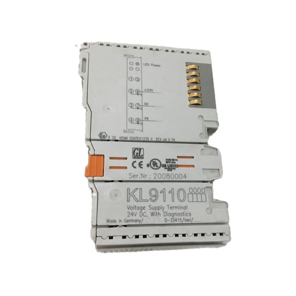 

Клемма электропитания KL9110 в хорошем состоянии