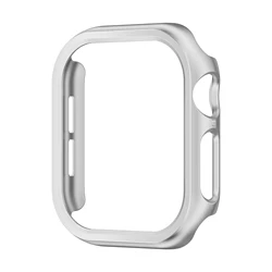 Premium Protective Bumper Cover for Smartwatch - Versatile PC Shield & Accessories (Silver)