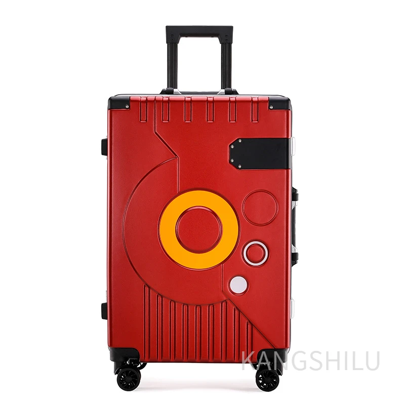 New Aluminum Frame 20''22''24''26''Inch Travel Suitcase With Wheels Carry-on Suitcase Roller Luggage Travel Trolley Case Fashion