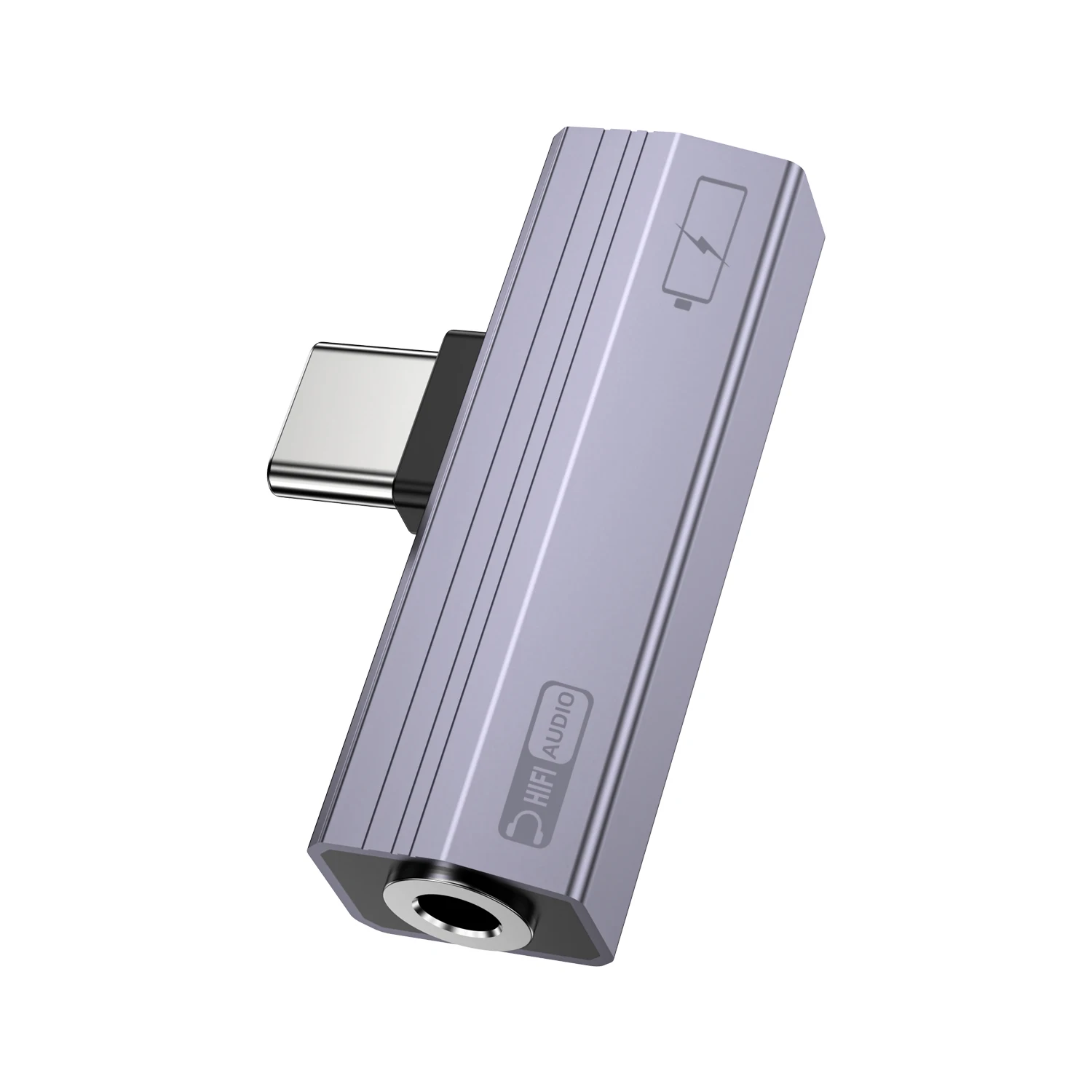 Universal USB-C to 3.5mm Audio and Charging Adapter – 2-in-1 10W/100W Fast Charge & Audio Converter