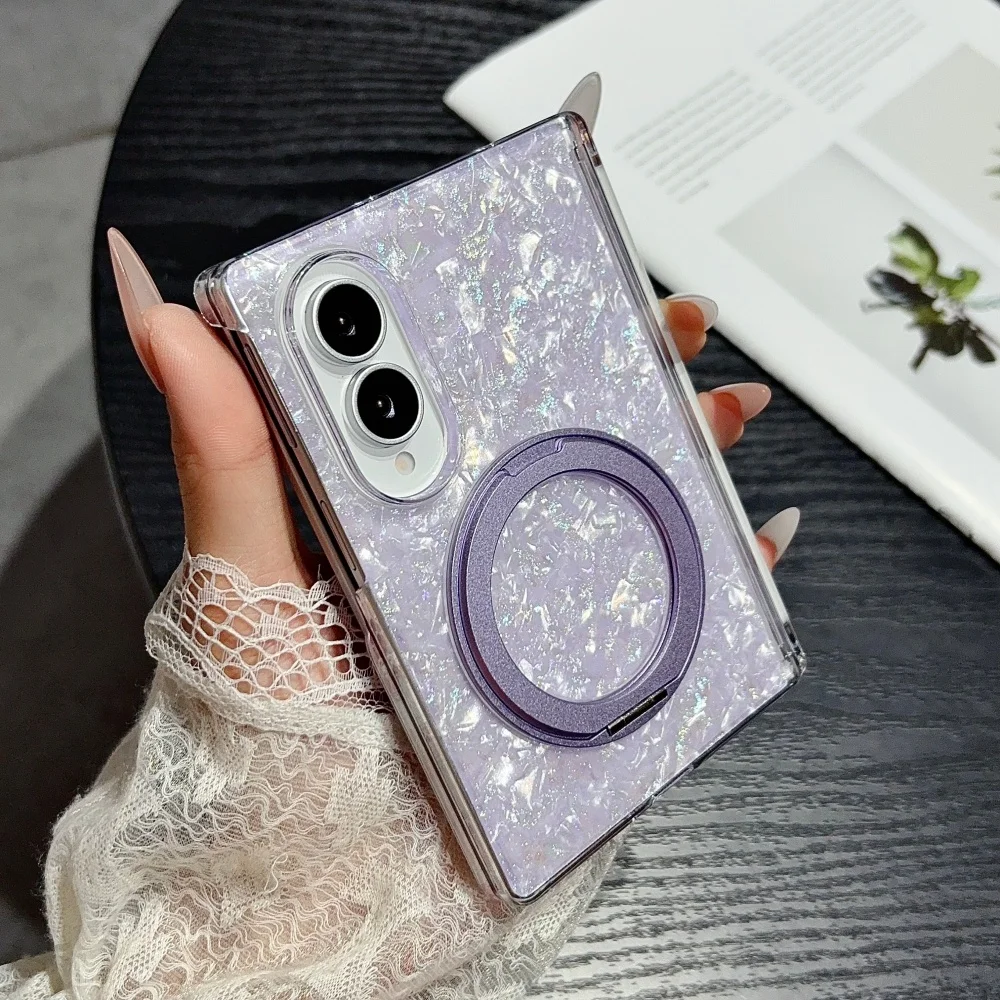 Colorful Rotating Magnetic Shockproof Cover with 360-Degree Bracket Rotation