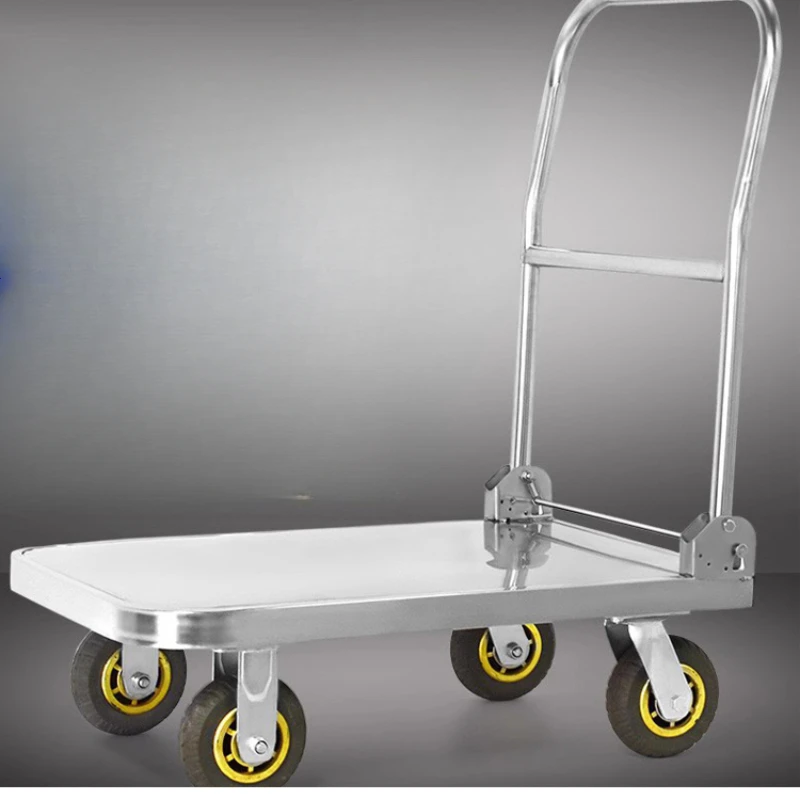 

Steel Plate Handcart with Foldable and Compact Design for Easy Cargo Transportation