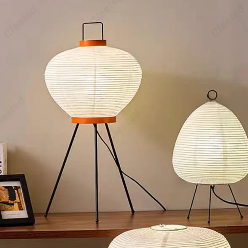 Retro LED Rice Paper Lamp