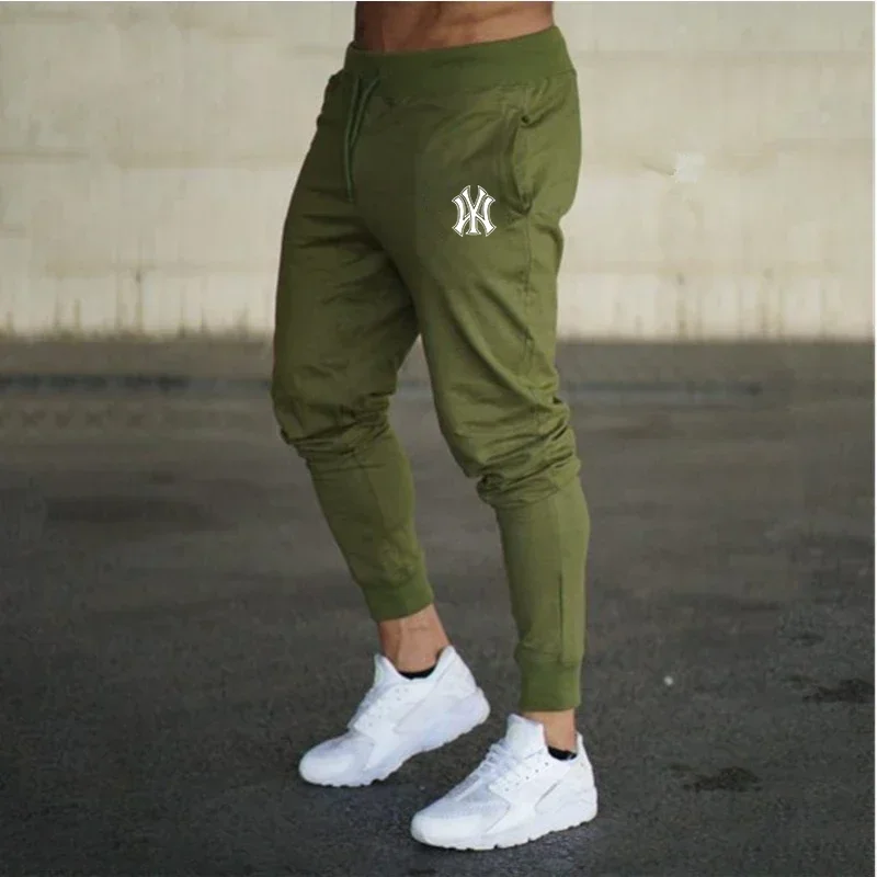 2024 fashion summer casual pants men's new fitness sports jogging sportswear sports pants Harajuku street pants thin pants