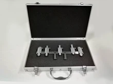 

Railway digital frog track gauge for measuring rail frog wear