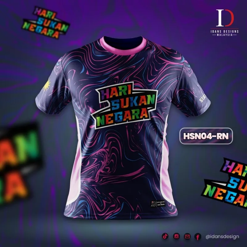 

Новая мужская повседневная футболка HARI SUKAN aroa с 3d принтом, повседневная спортивная тренировочная одежда