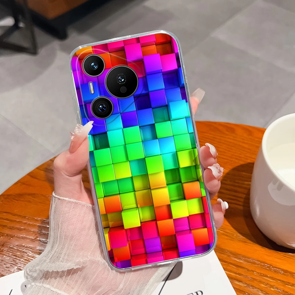 Transparent Cute Flower Phone Case - Soft TPU Silicone Shockproof Protective Cover