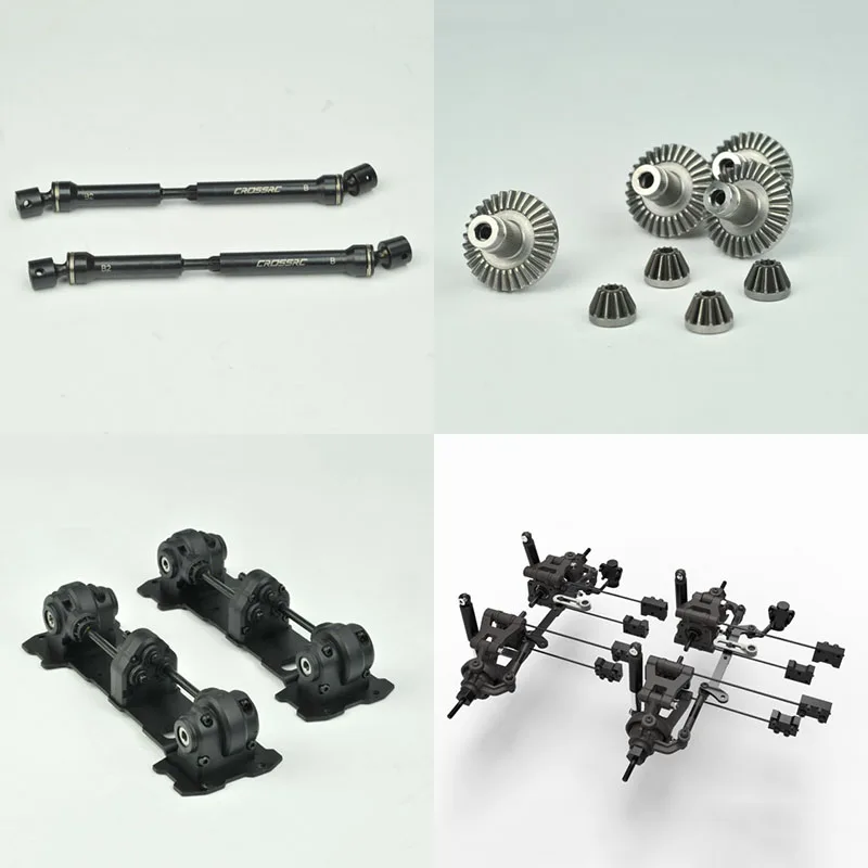 CROSSRC 1/12 RC BC8A Mammoth 8*8 Off Road Car Military Truck KIT Motor Light System Unassembled Gifts for Boys Model TH11099 5