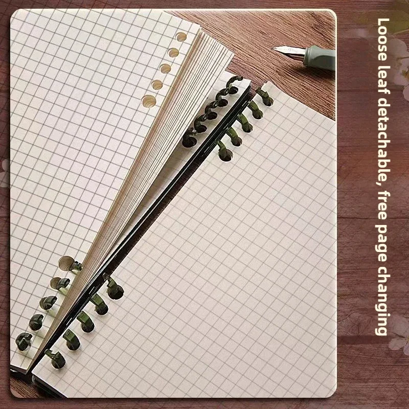 Student notebook bullet journal notebook Flip Notepad Grid Notebooks B5 Diary Writing Pads