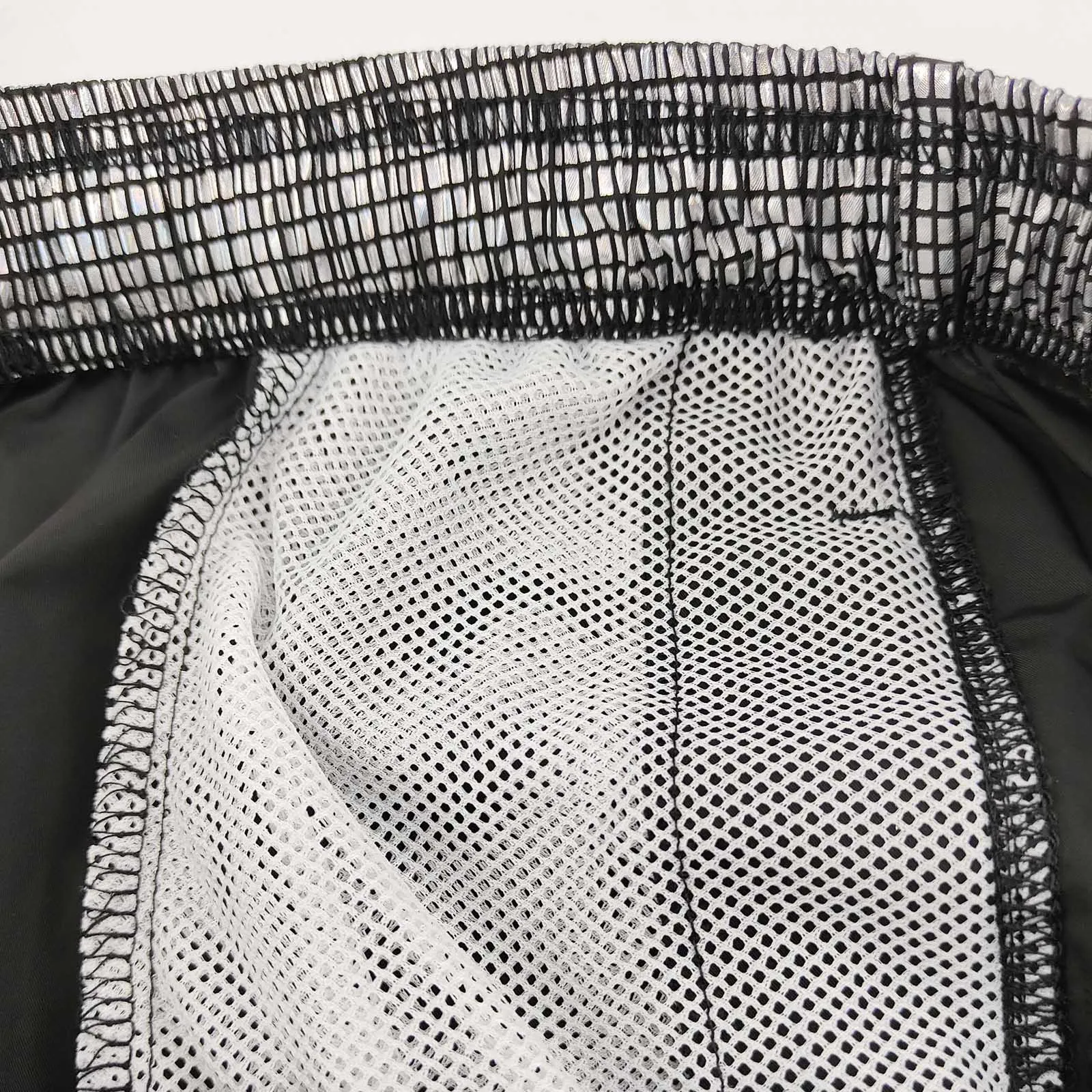 150g Mens Summer Beach Shorts Plus Size Glittering Swimming Boxer Underpants 100% Polyester Solid Plaid String Board Short 5