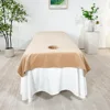 Beauty Salon Bed Sheets Milk Velvet Massage SPA Warm Bed Cover Sabanas Para Cama Soft Salon Sheets With/no Hole 2