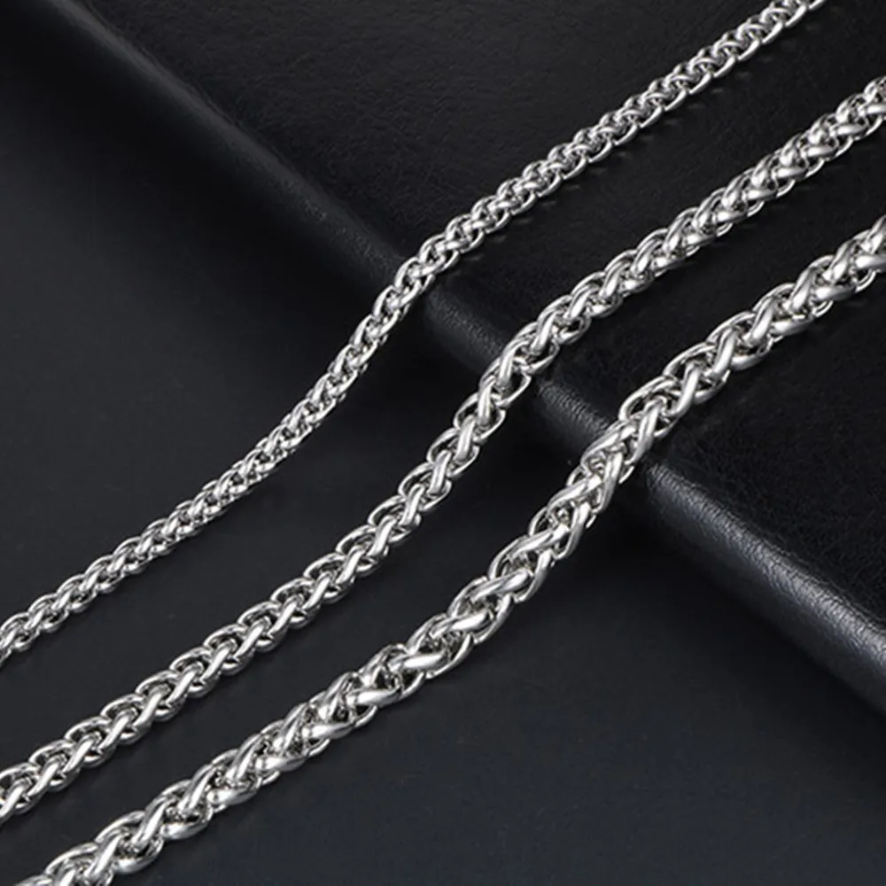 

High Quality Flower Basket Chain for Men Women Stainless Steel Necklace Fashion Jewelry Accessories Waterproof