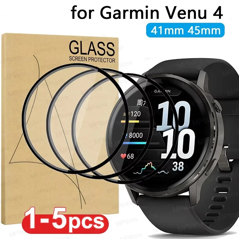 Garmin Venu 4 용 화면 보호기 45mm 41mm 곡선형 긁힘 방지 필름 Garmin Venu4 필름 액세서리 용 전체 커버리지 보호