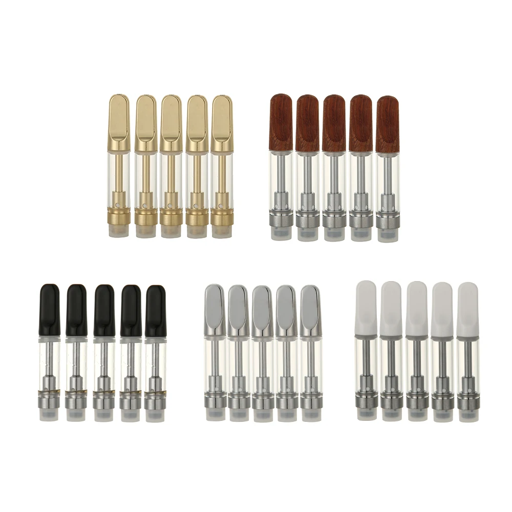 

Wholesale 10PCS Vape Ceramic Tip Oil Cartridge Coil Vaporizer Pen Atomizer Tank for 510 Thread CBD
