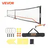 VEVOR Portable Pickleball Net System 22FT Full Court Official Regulation Size Pickle Ball Nets Indoor & Outdoor with Court Line 1
