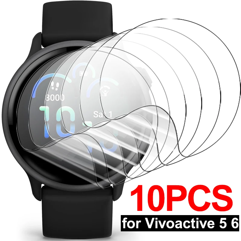 Soft TPU Hydrogel Screen Protector Film for Garmin Vivoactive Smartwatches (1-10 Pack)