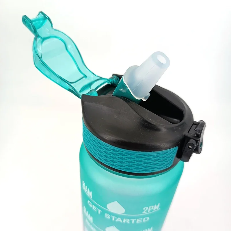 1 Liter Motivational Sport Water Bottle Leakproof Drinking Bottles Outdoor Travel Gym Fitness Jugs For Kitchen