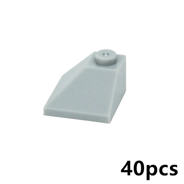 Creative Educational Building Block Roof Tile Slope - Thick Figure Assembly Toy Set