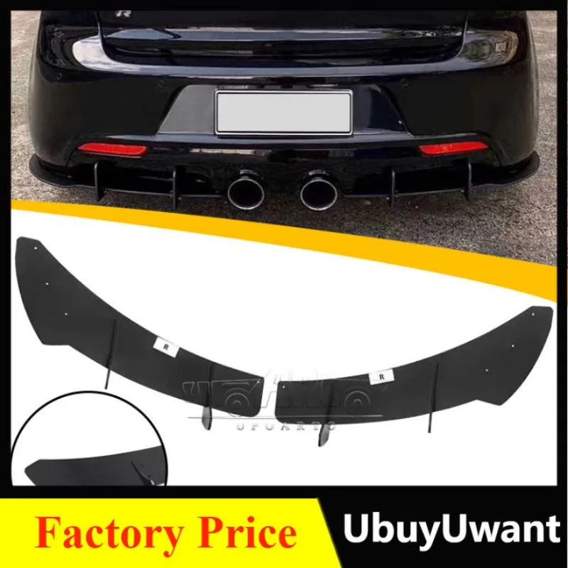 

Manufactory ABS Plastic Car Part Blade Style Rear Bumper Diffuser Lip Spoiler For Volkswagen Golf 6 MK6 R20