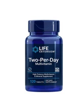  Life Extension Two-Per-Day Multivitamin Minerals Lutein zeaxanthin Biotin Lycopene Magnesium Zinc 120pcs 