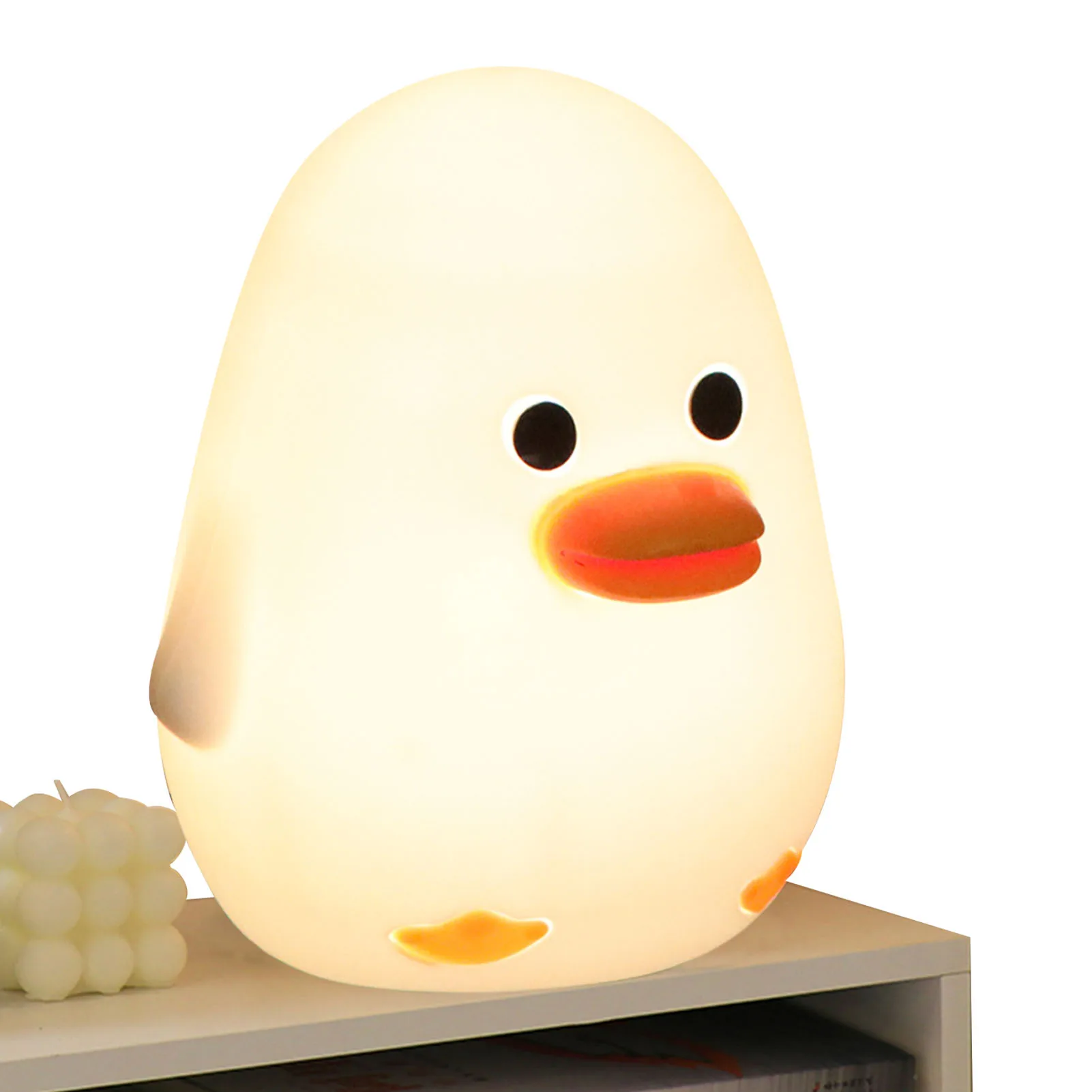 

LED Duck Night Light Duckling Silicone Night Lights Dimmable Desk Lamp With Touch Control And Timer Setting For Baby Girls Boys