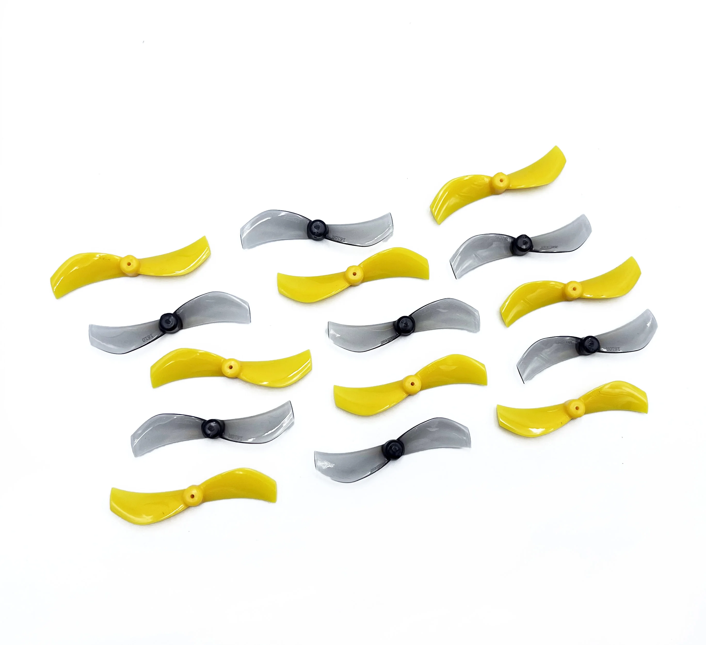 24 pcs/12pair Gemfan 1610 40MM 2 블레이드 1mm 1.5mm PC 마이크로 후프 프로펠러 FPV RC Tinywhoop 75mm 드론 Moblite7 1102 0802