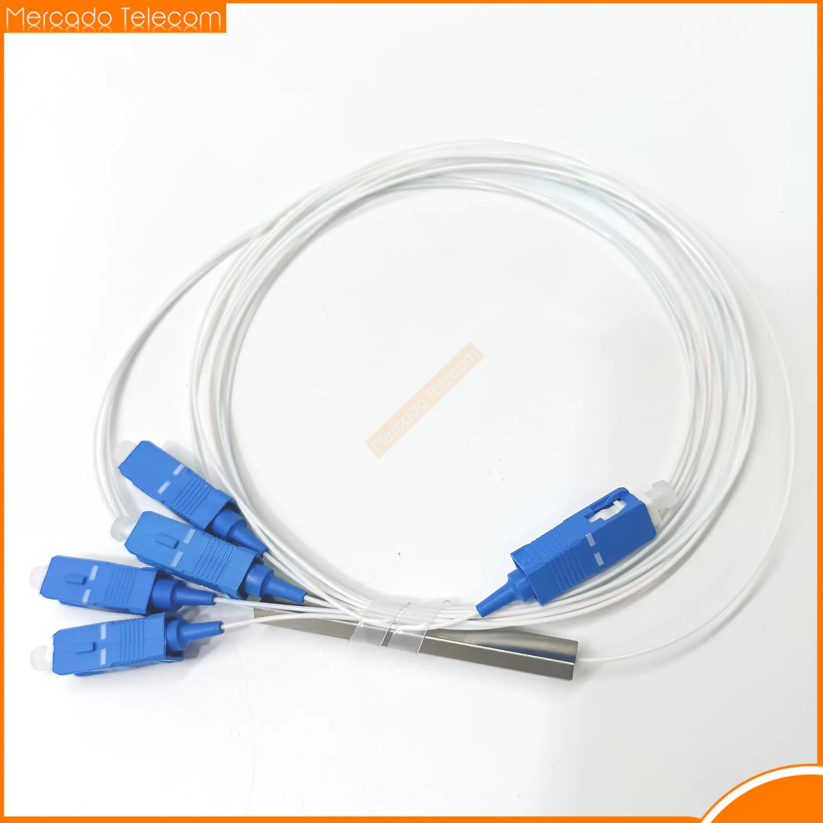 

10pcs/lot Fiber Optic PLC Splitter 1x2 1x4 1x8 1x16 1x32 SC/UPC SM Single Mode 0.9mm G657A1 FTTH PLC Splitter UPC Connector SC