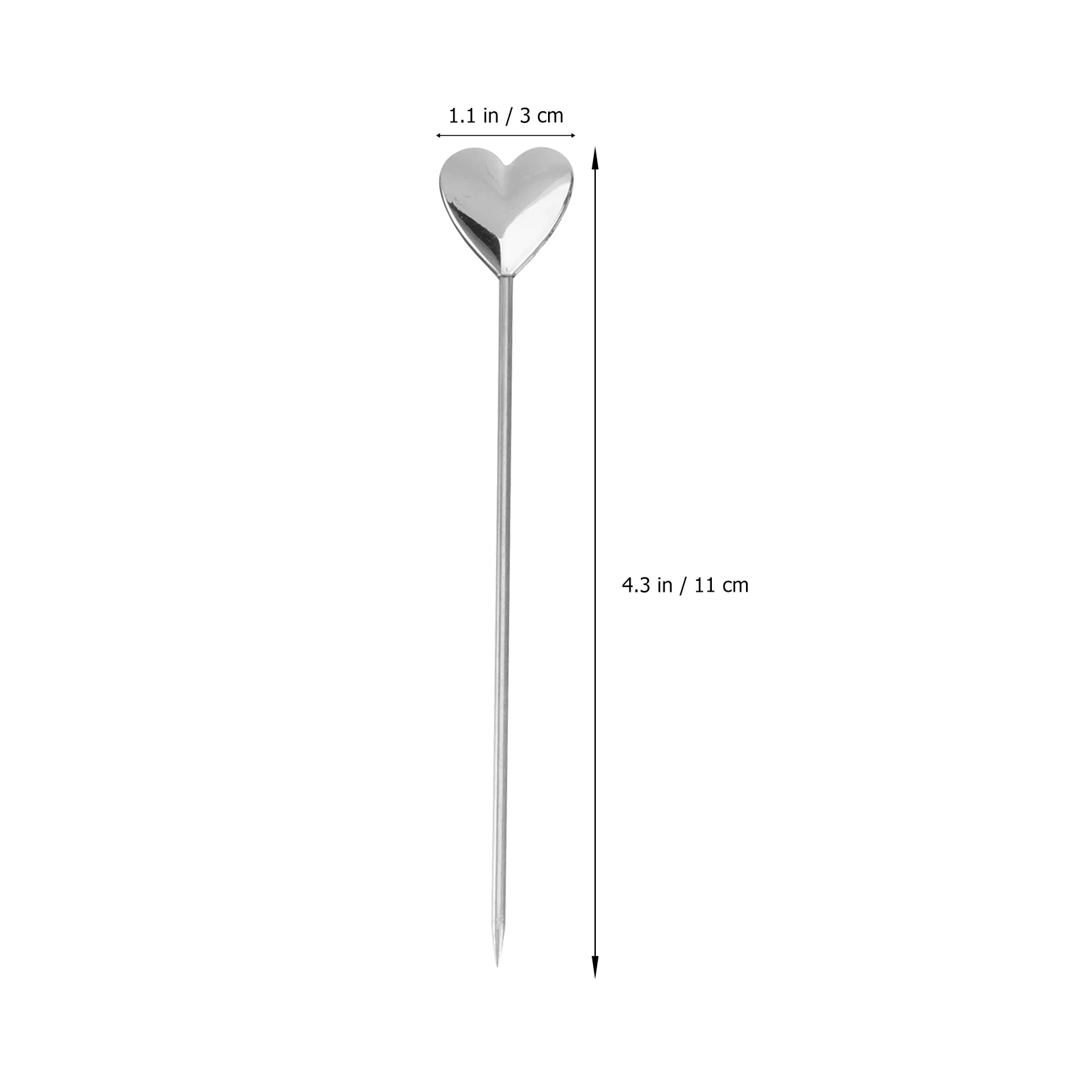 Cocktail Skewers Picks Garnish Mary Stick Drink Toothpicks Appetizer Sticks Olives Appetizers Stainless Steel Martini Set bar tools