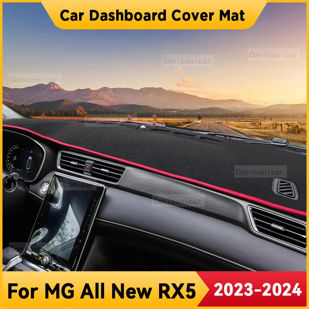 

For MG ALL NEW RX5 2023 2024 Car Dashboard Cover Mat Non-slip Sun Shade Cushion Protective DashMat Pad Interior Accessories