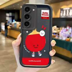 Cover per telefono antiscivolo a tema tennis da tavolo