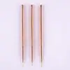 Rose Gold Nail Art UV Gel Liner Painting Brushes Drawing Flower Striping Design Manicure Tools Kits 7/9/11mm 3