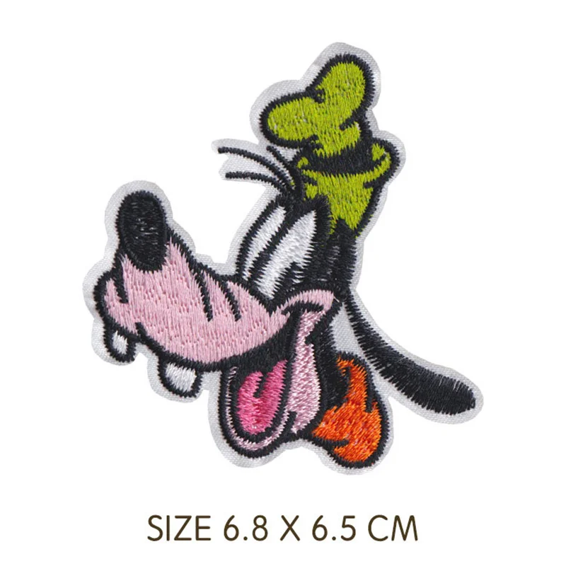 Cartoon Mickey  Minnie Mouse  Cloth Paste Minnie Couple Clothes Decoration Iron on Patches Embroidery Patches for Clothing 