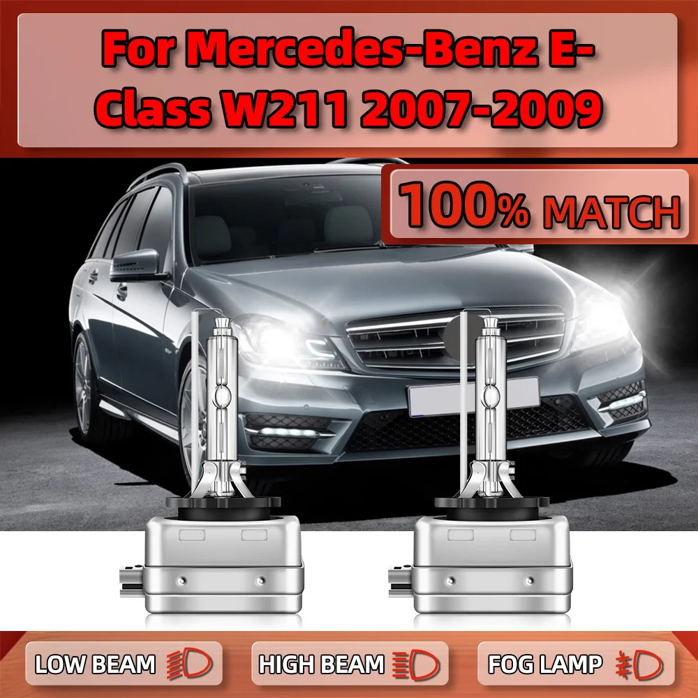 

Ксеноновые лампы для фар Mercedes-Benz E-Class W211, 6000, 2007, 2 шт., 35 Вт, 2008 лм, Сверхъяркие Автомобильные фары, 12 В, 2009 K