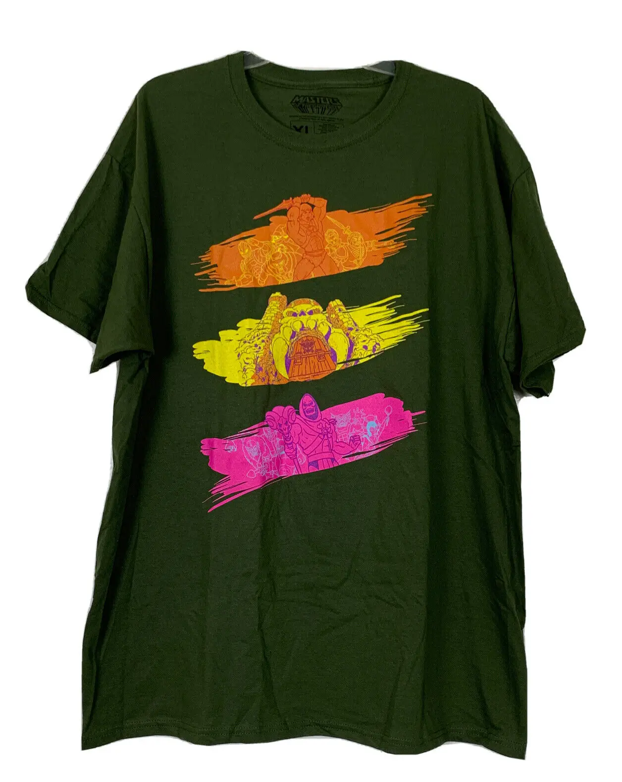 He-Man Masters Of The Universe T-Shirt Uomo Taglia Xl Skeletor Loot Crate Green
