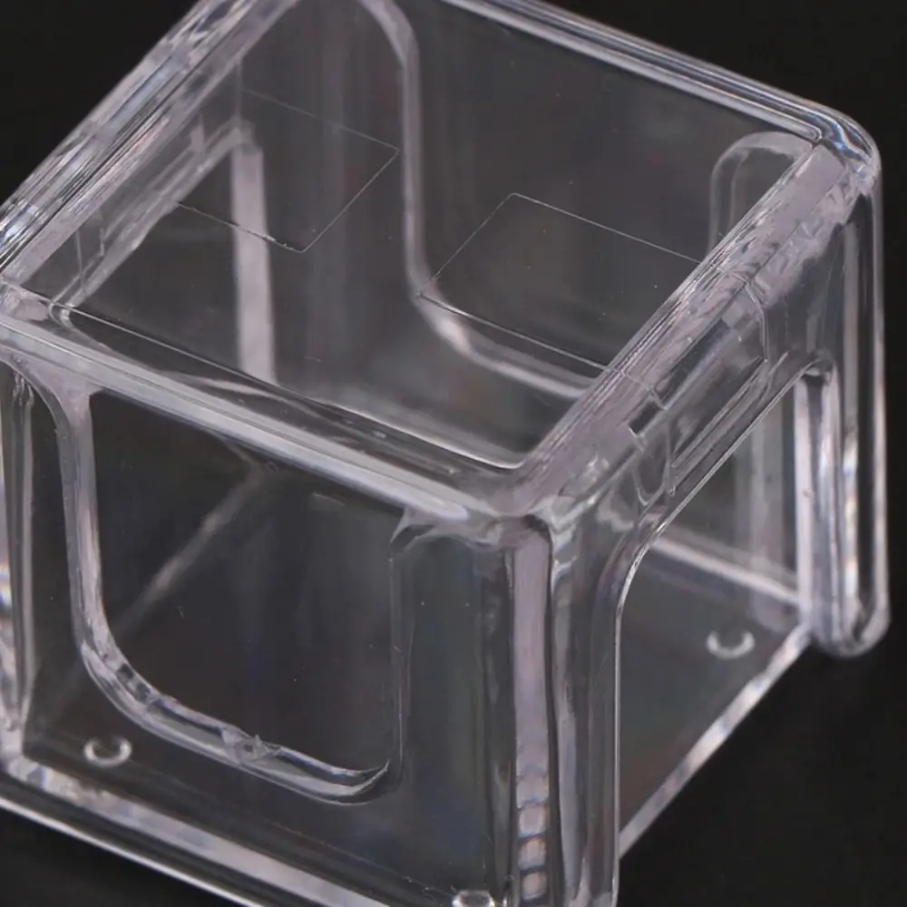 1Pcs New Transparent Chalk Box Moistureproof 1/2 Grids Acrylic Box Plastic Cube Storage Holder Snooker Pool