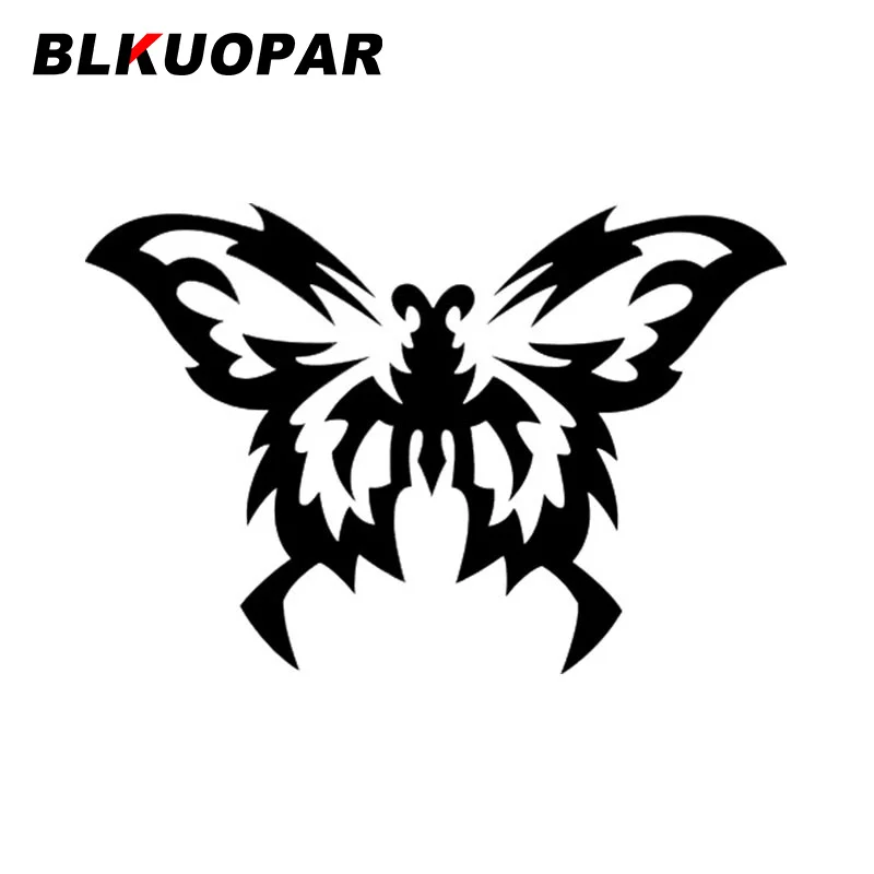 

BLKUOPAR Abstract Butterfly Interesting Car Stickers Beautiful Surfboard Motorcycle Refrigerator Sunscreen Decal VAN Car Goods