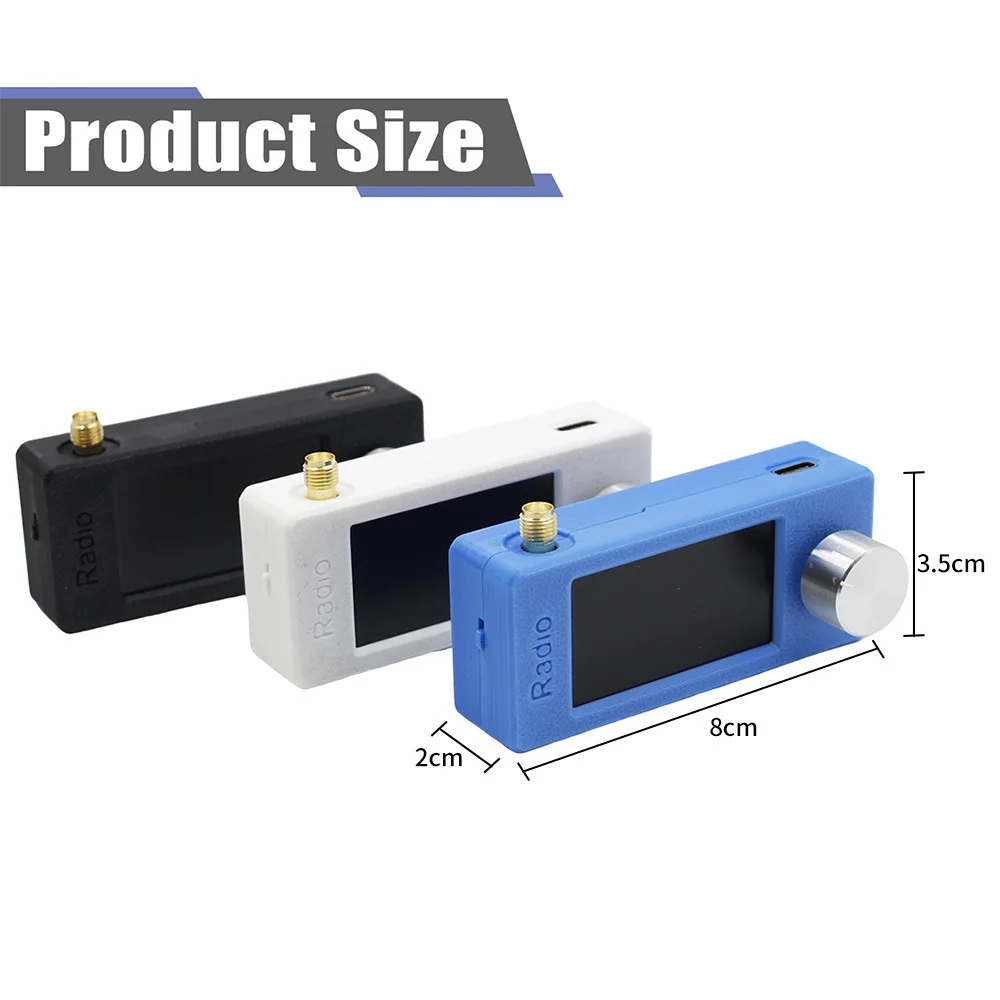 SI4732 OLED 0.5-108 MHz LSB USB AM FM 포켓 미니 휴대용 라디오 수신기 + 안테나