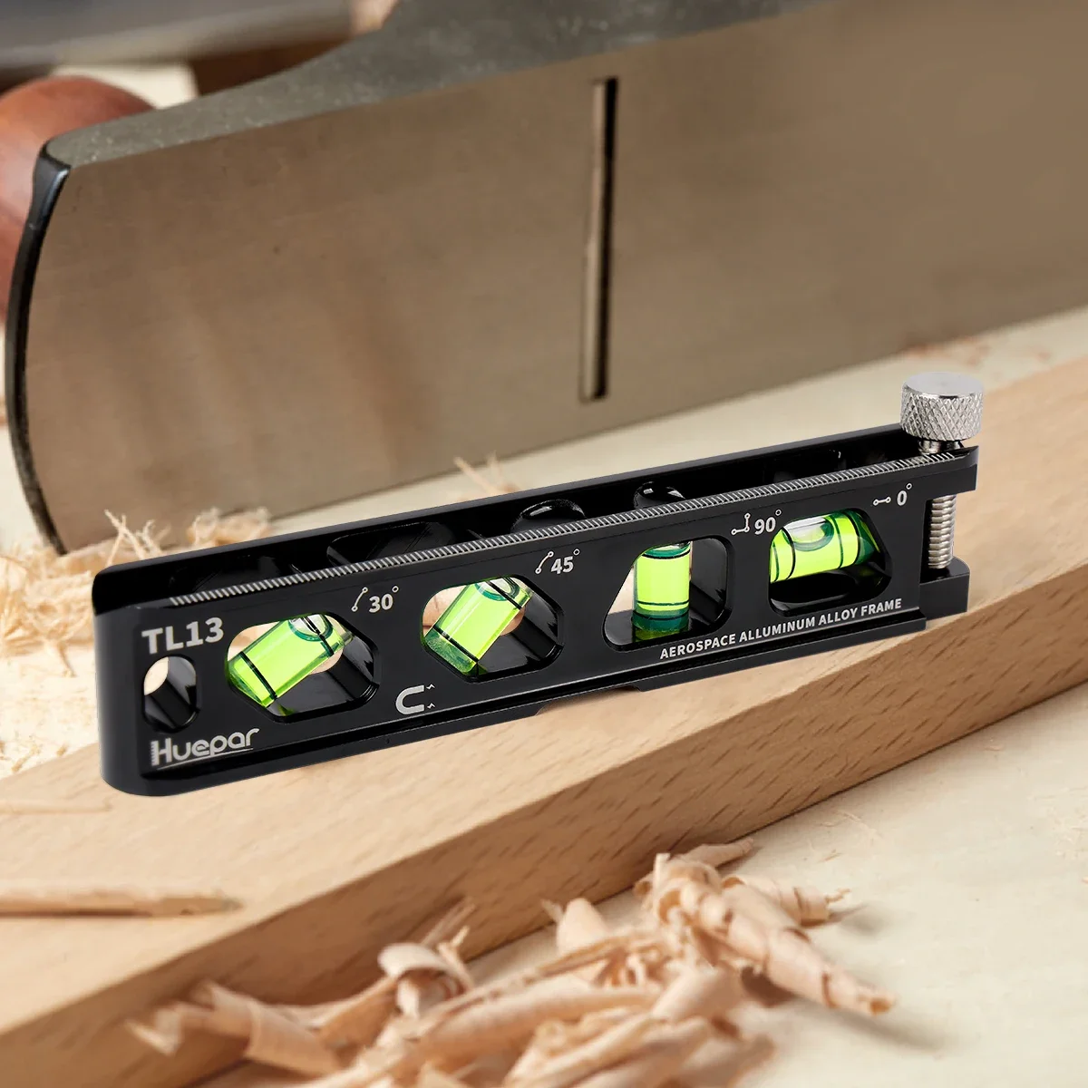 Angle Finder Magnetic Leveling Ruler With Level Bubble V-Groove & Magnetic Trac