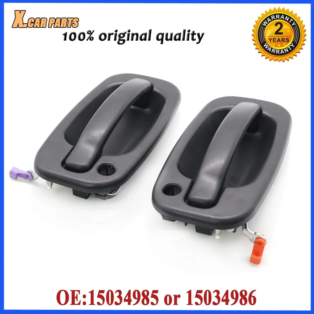 1Piece Car Exterior Door Handle 15034985 15034986 For CHEVROLET AVALANCHE SILVERADO SUBURBAN 1500 2500 TAHOE GMC SIERRA