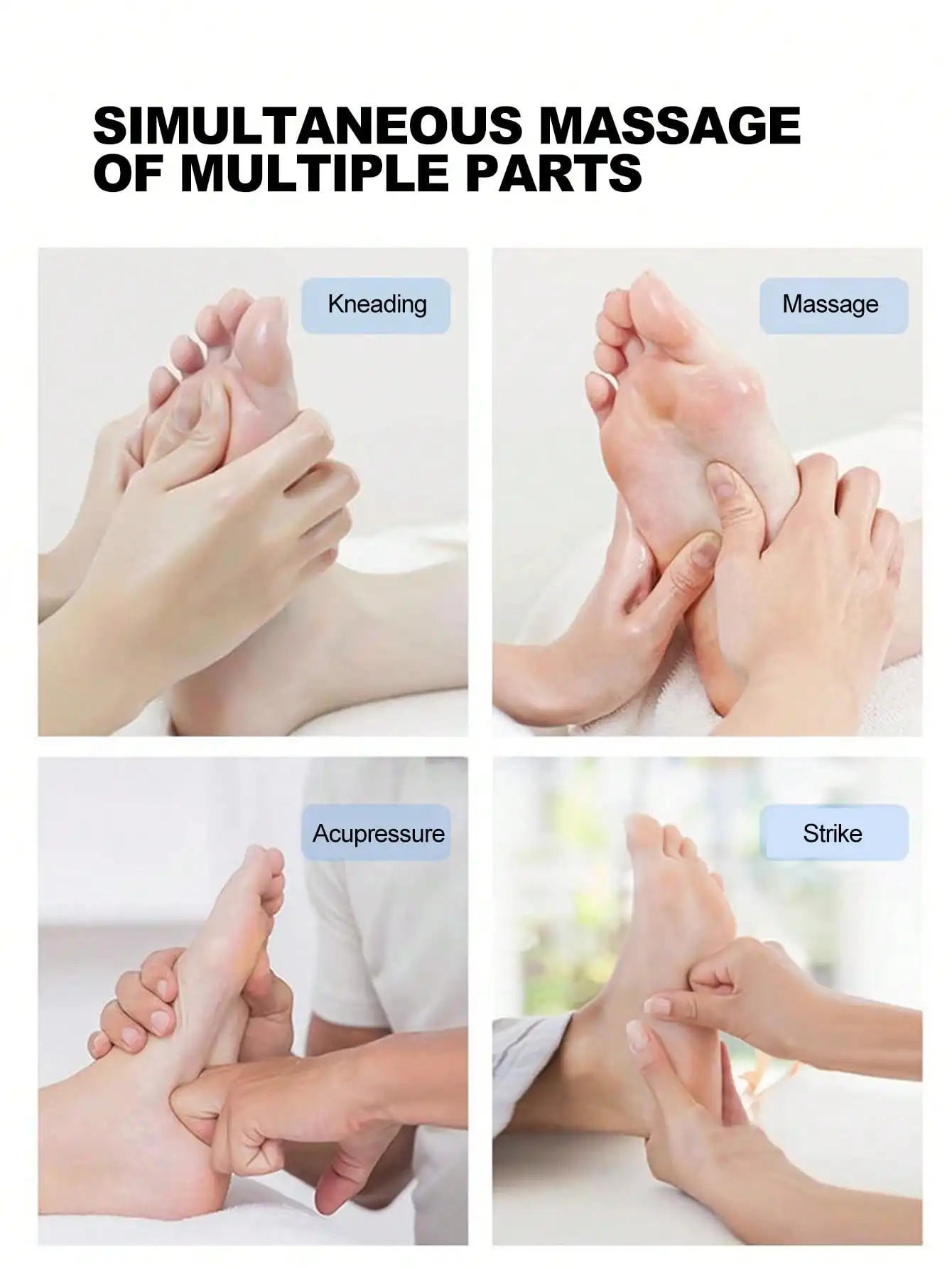 Electric Body Massager Kit for Relaxation and Pain Relief