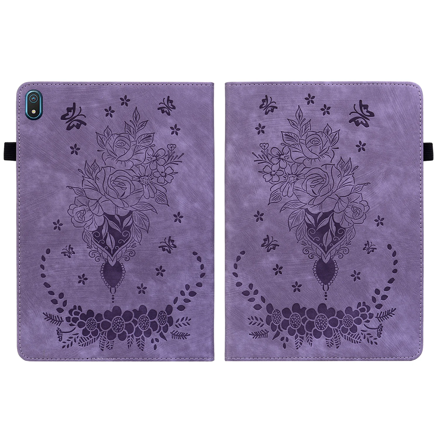 Estojo em Relevo para Nokia Suporte de Couro à Prova de Choque de Moda Capa Flip Tablet T20 T21 10.4 2023 T10 8.0 2023 - Imagem 4
