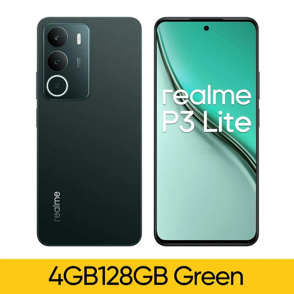 realme P3 Lite Smartphone 6300mAh Battery 15W SUPERVOOC Charge