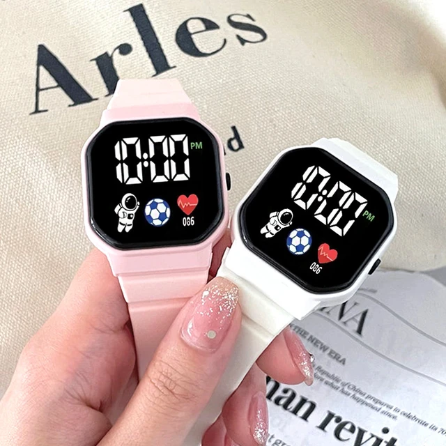 Reloj inteligente Digital para niño y niña, pulsera electrónica