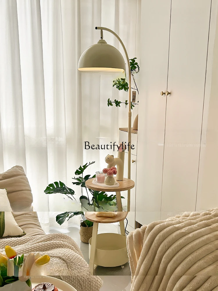 

Cream Style Living Room Sofa Corner Floor Lamp Bedroom Bedside Table Integrated Table Lamp